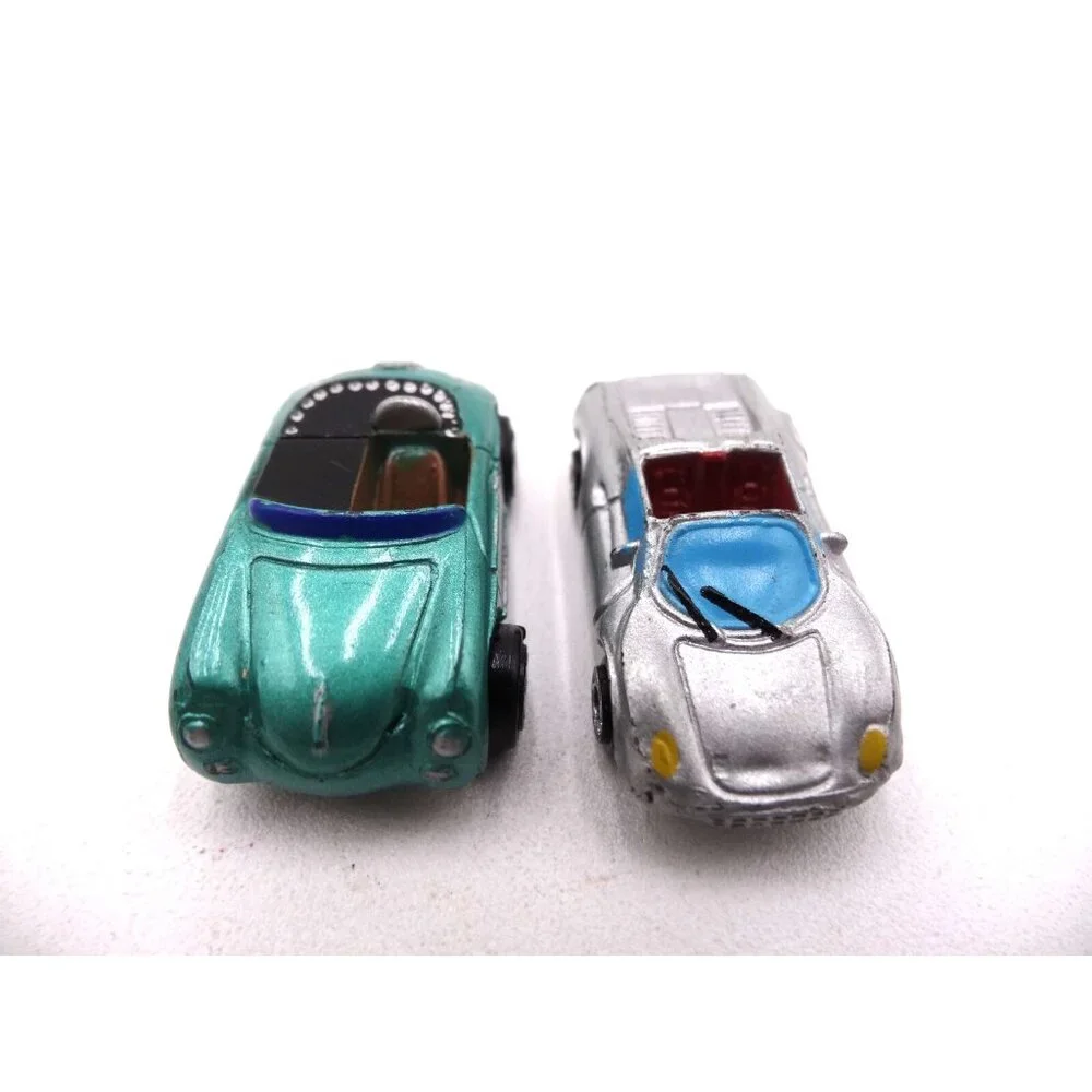 Micro Machines Ultrasmall Insiders Mini BLUE GREEN PORSCHE 356 Galoob Porsche 35